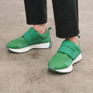 Marcella | Women’s Green Marley Velcro Sneakers Size 10